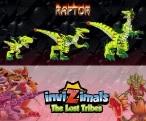 yapboz Raptor, son gelişmeler. Invizimals The Lost Tribes. Hızlı, akıllı, agresif tehlikeli avcı